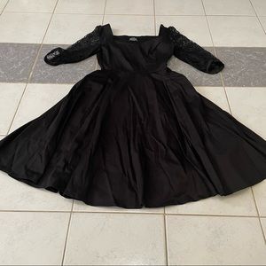 Hearts and Roses Black dress